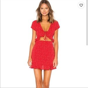 Polka Dot Dress in Red